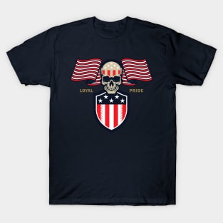 Loyal Pride Skull T-Shirt